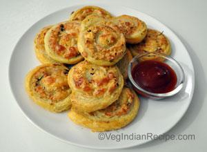 Paneer Swirls Recipe